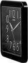 Clock Wall Analog  - Black Squared -      IQ-06-1DF