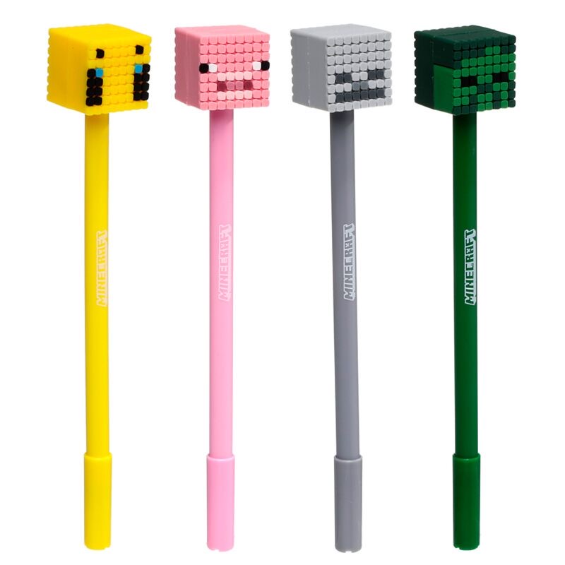 Minecraft Topper Pen (Pig/Bee/Zombie/Skeleton)