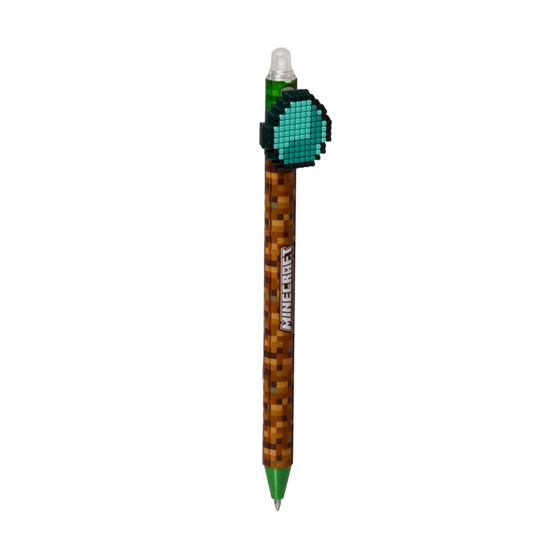 Inkredible Erasable Pen With Minecraft Pvc Tools Topper
