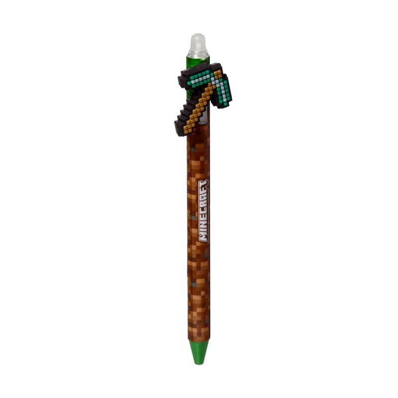 Inkredible Erasable Pen With Minecraft Pvc Tools Topper