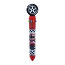 10 Colour Pen  With Wheel Sphere Mi Spinning Topper