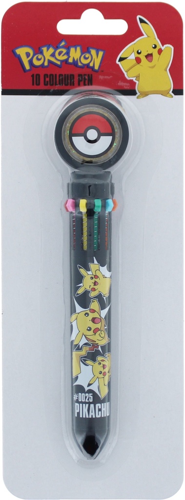 10C Pen With Yellow Glitter Filled Spinney Pokeball  Topper