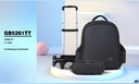 Trolly 3 Wheels Backpack Multi Comp Classic 17"" & , Pencil Case Set GB5261TB/TT Black"