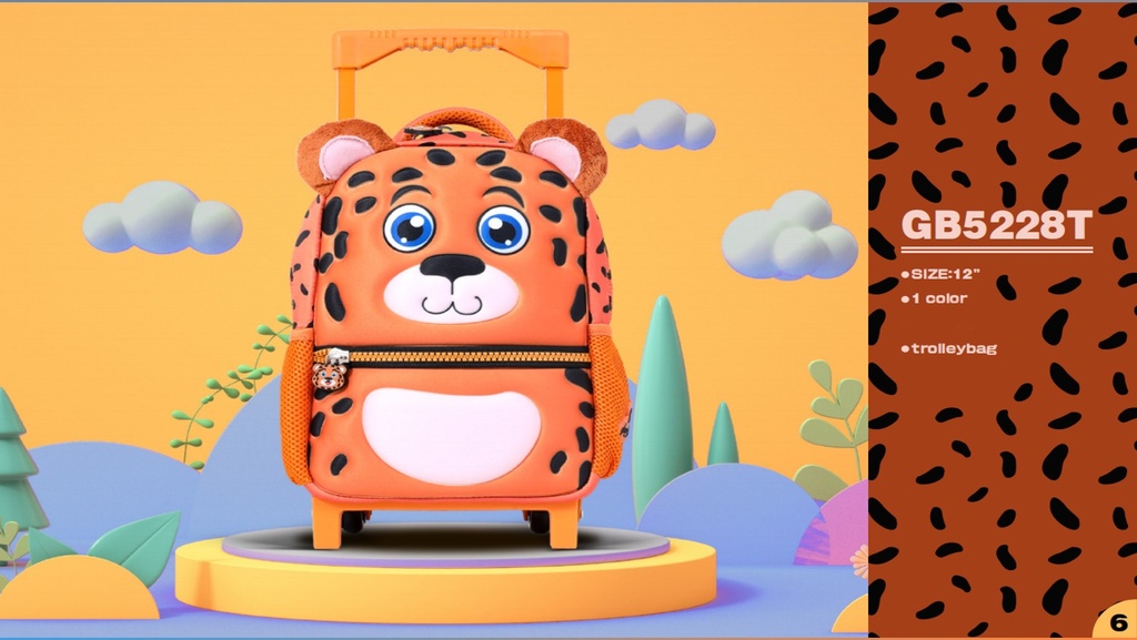 Trolly Mini Backpack Tiger 12" GB5228T