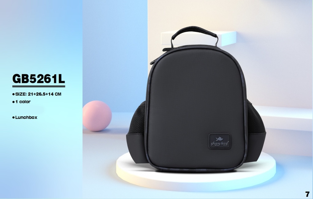 Lunch Bag Isothermal Black Color GB5261L Match With GB5261TB