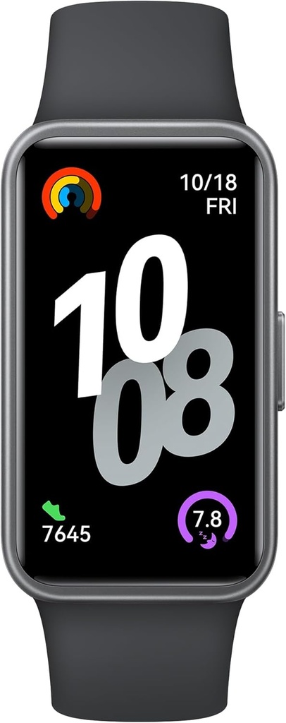 Huawei Band 10 Black - Black Fluoroelastomer Strap