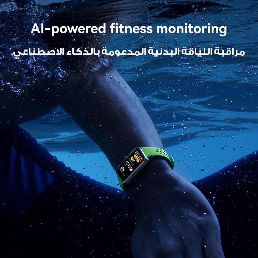 Huawei Band 10 Black - Black Fluoroelastomer Strap