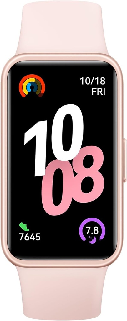 Huawei Band 10 Pink - Pink Fluoroelastomer Strap