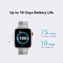 Huawei Watch Fit 4 Black – Black Fluoroelastomer Strap