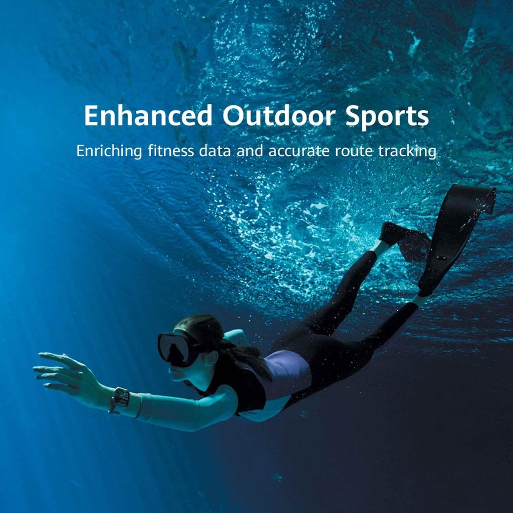 Huawei Watch Fit 4 Pro Blue – Blue Fluoroelastomer Strap