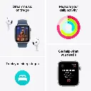 Apple Watch SE GPS 40mm Midnight Aluminium Case with  Midnight Sport Band - M/L  