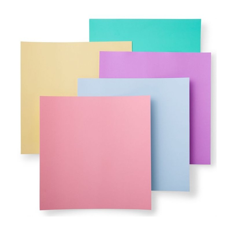Cricut Glitter Cardstock 30x30cm 10-sheet Sampler (Pastel)