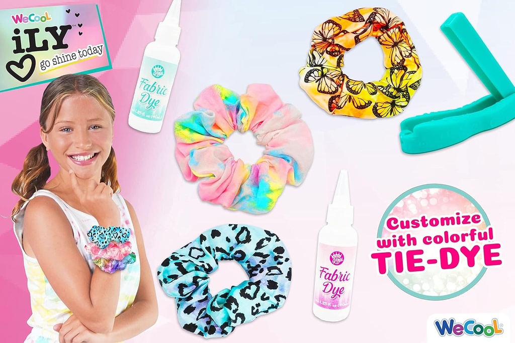 We Cool DIY Tie Dye Scruncheeze 