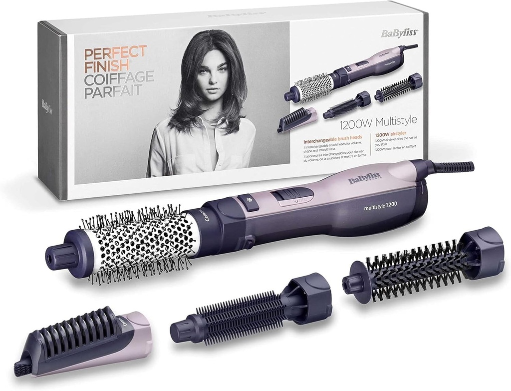Babyliss As121Sde Multistyle Hot Air Brush, 1200W