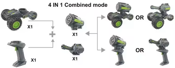 4 in 1 RC car