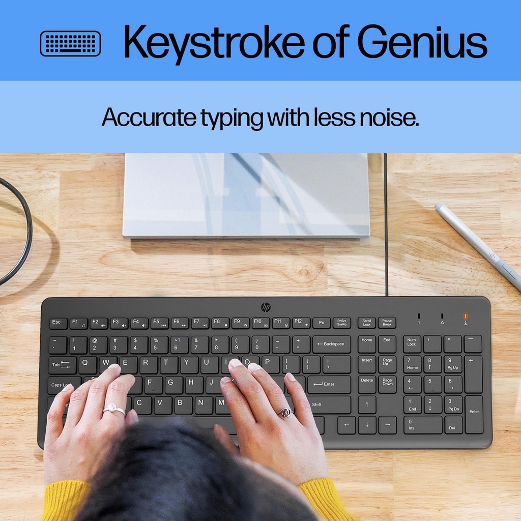 HP 150 Wired Mouse and Keyboard ARAB (240J7AA) اكسسوارات