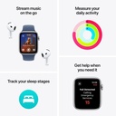 Apple Watch SE GPS 40mm Midnight Aluminium Case with  Midnight Sport Band - M/L  