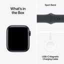 Apple Watch SE GPS 40mm Midnight Aluminium Case with  Midnight Sport Band - M/L  