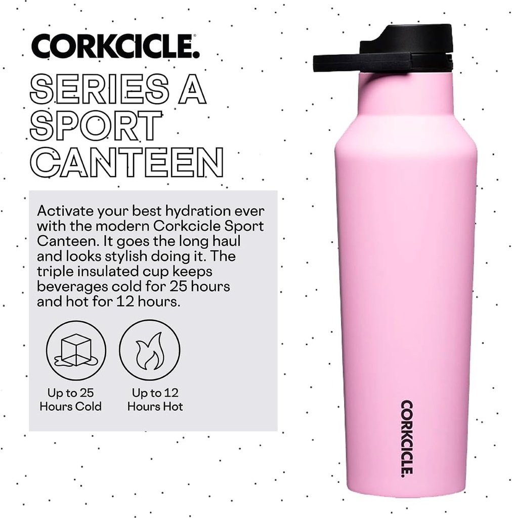 Vacuum Sport Canteen 590Ml Pink