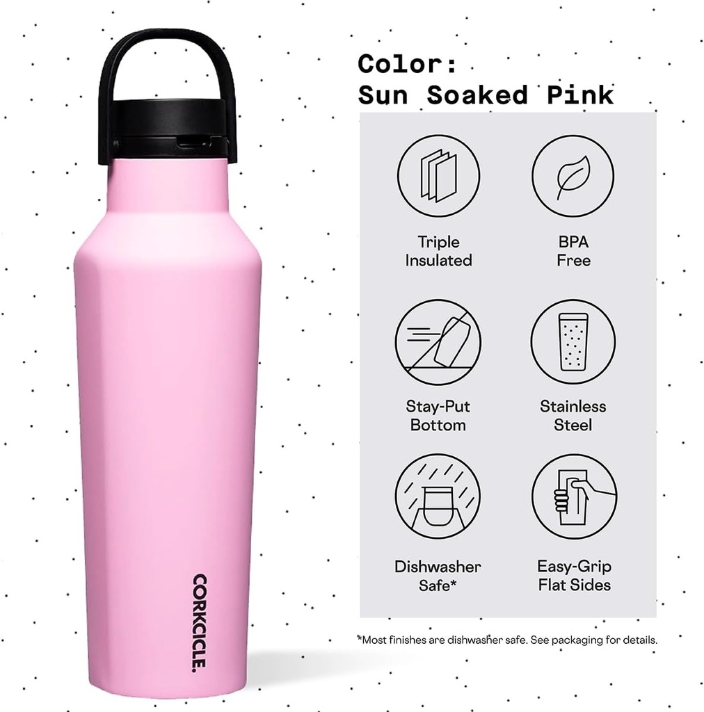 Vacuum Sport Canteen 590Ml Pink