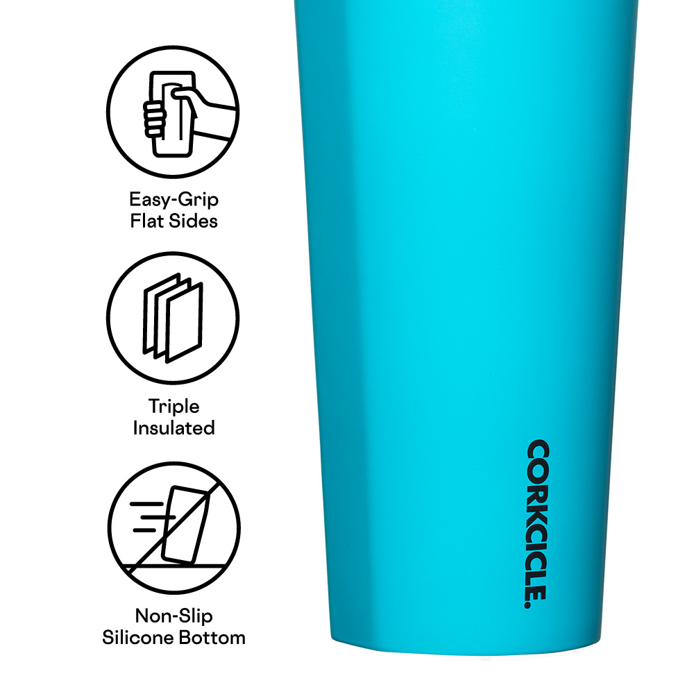 Cold Cup W/ Straw 710Ml Capri Blue