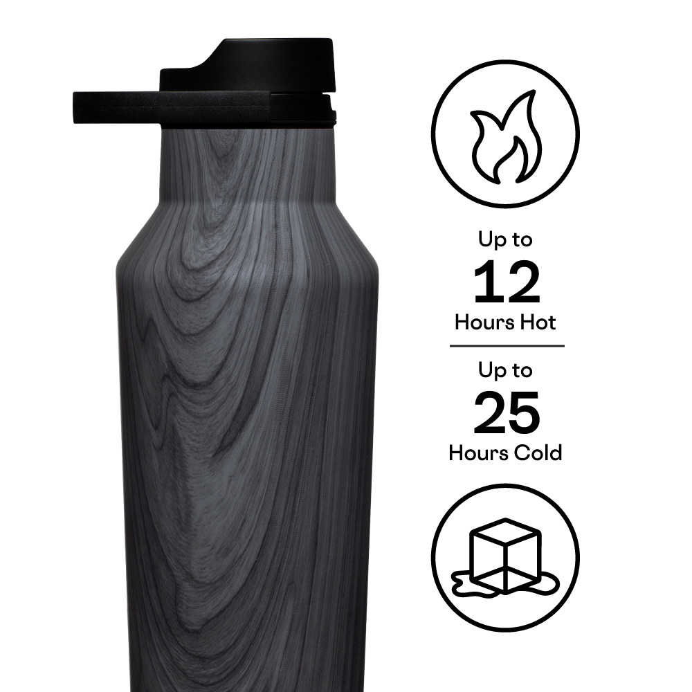 Vacuum Sport Canteen 590Ml Burnt Wood
