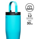 Gocup Xl W/ Straw 887Ml Capri Blue