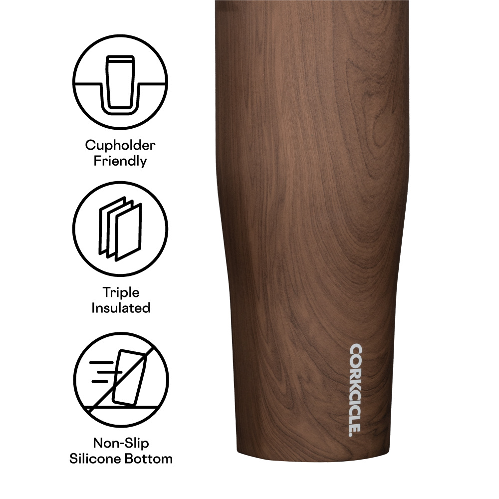 Gocup Xl W/ Straw 887Ml Walnut