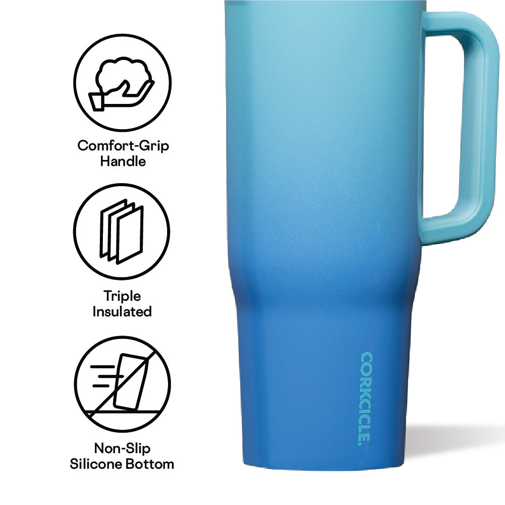 Cruiser Straw Cup 1.2L Boom Box Blue