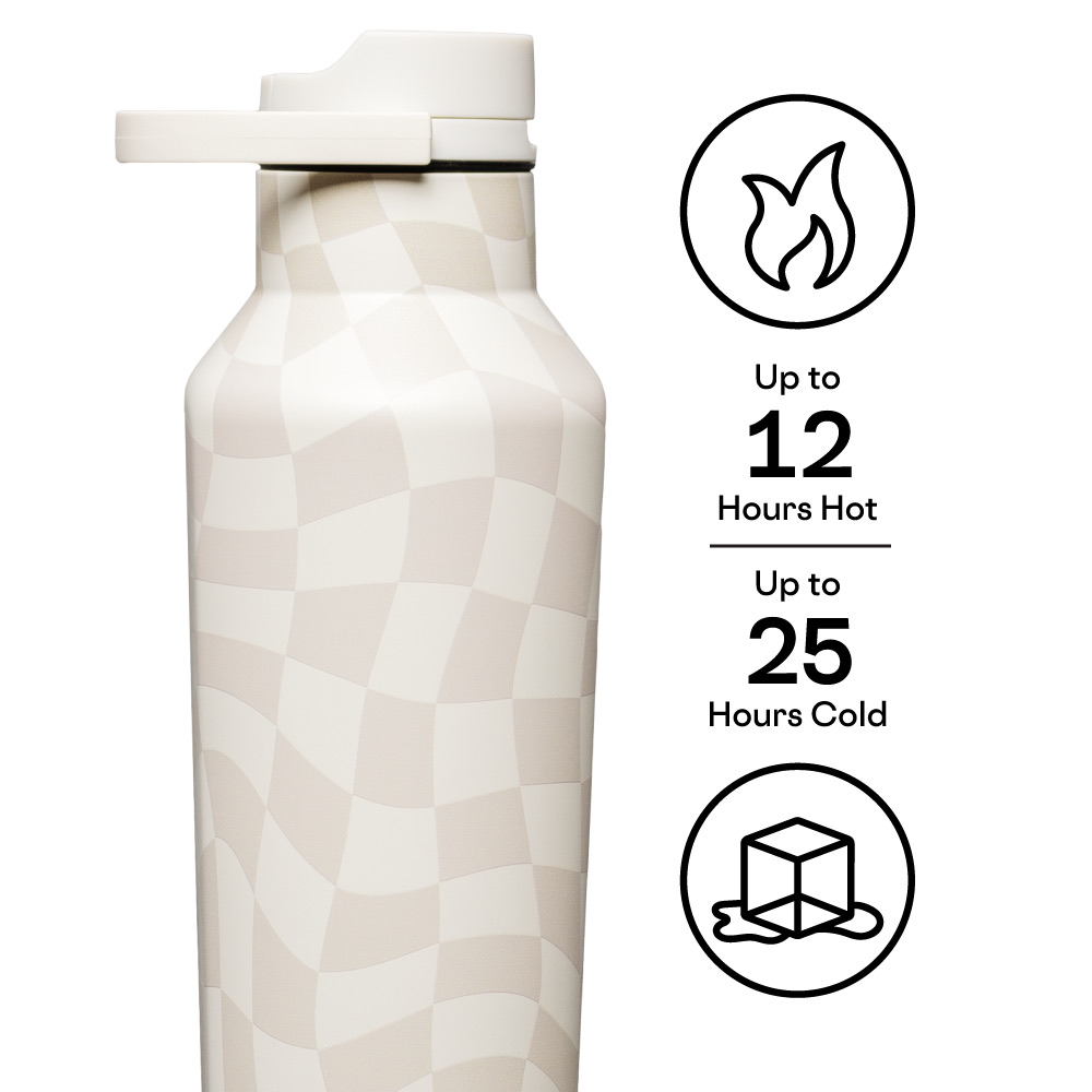 Vacuum Sport Canteen 590Ml Checkerboard