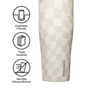 Gocup Xl W/ Straw 887Ml Checkerboard