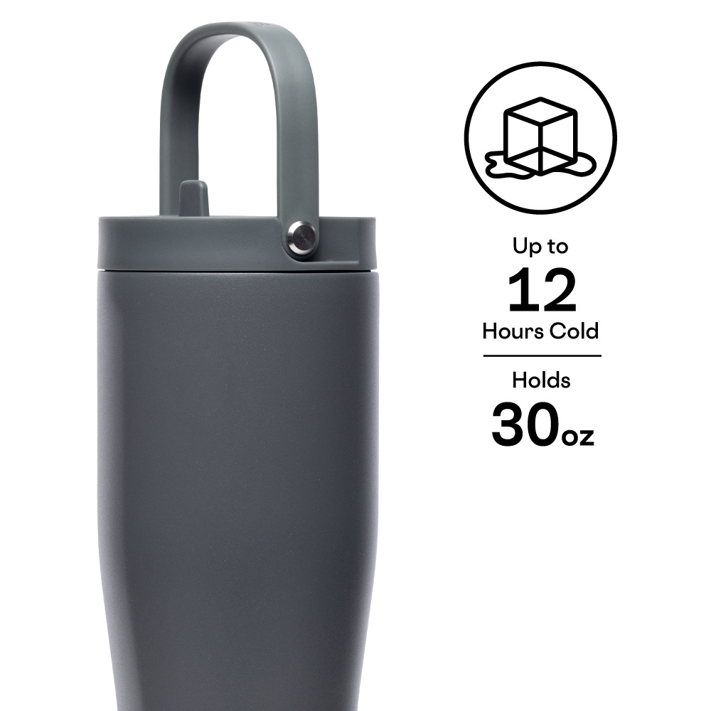Gocup Xl W/ Straw 887Ml Flint
