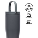 Gocup Xl W/ Straw 887Ml Flint