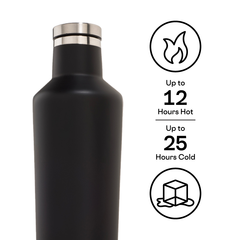 Canteen Vacuum Bottle 470Ml Black
