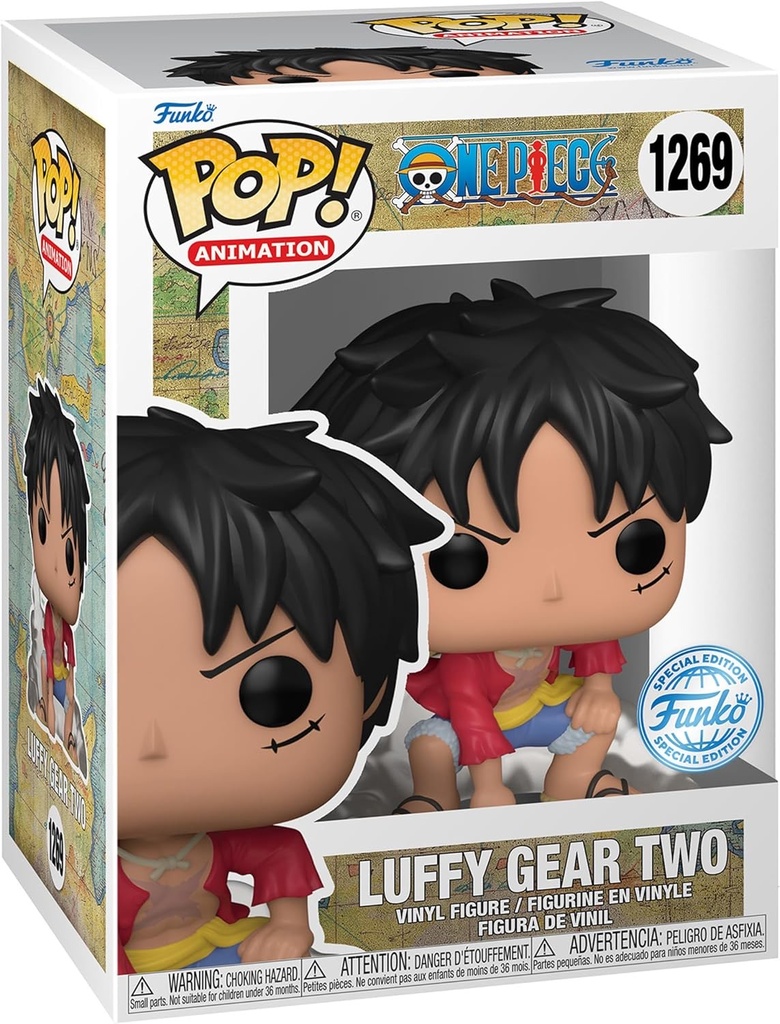 Pop! Animation: One Piece - Luffy Gear Two W/Chase (Exc)