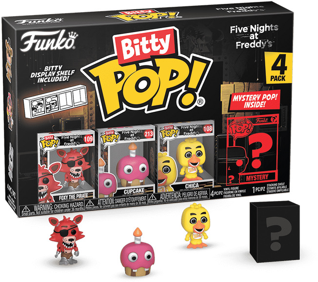 Bitty Pop! Games: Five Nights At Freddy'S - Foxy 4Pk