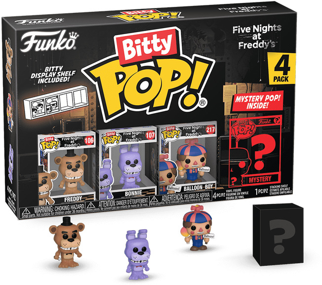Bitty Pop! Games: Five Nights At Freddy'S - Freddy 4Pk