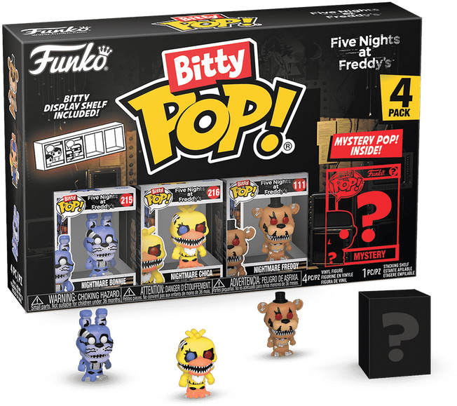 Bitty Pop! Games: Five Nights At Freddy'S - Nightmare Bonny 4Pk