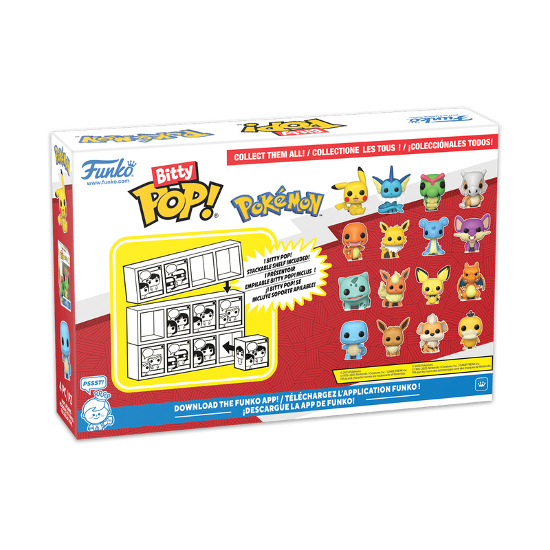 Bitty Pop! Games: Pokemon - Charmander 4Pk