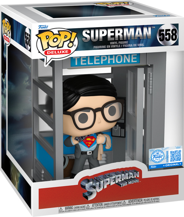Pop Deluxe! Heroes: Dc Comics - Superman With Booth