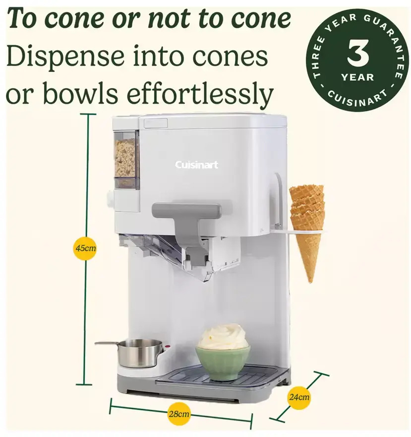 Soft Serve Icecream Maker 1.4L 