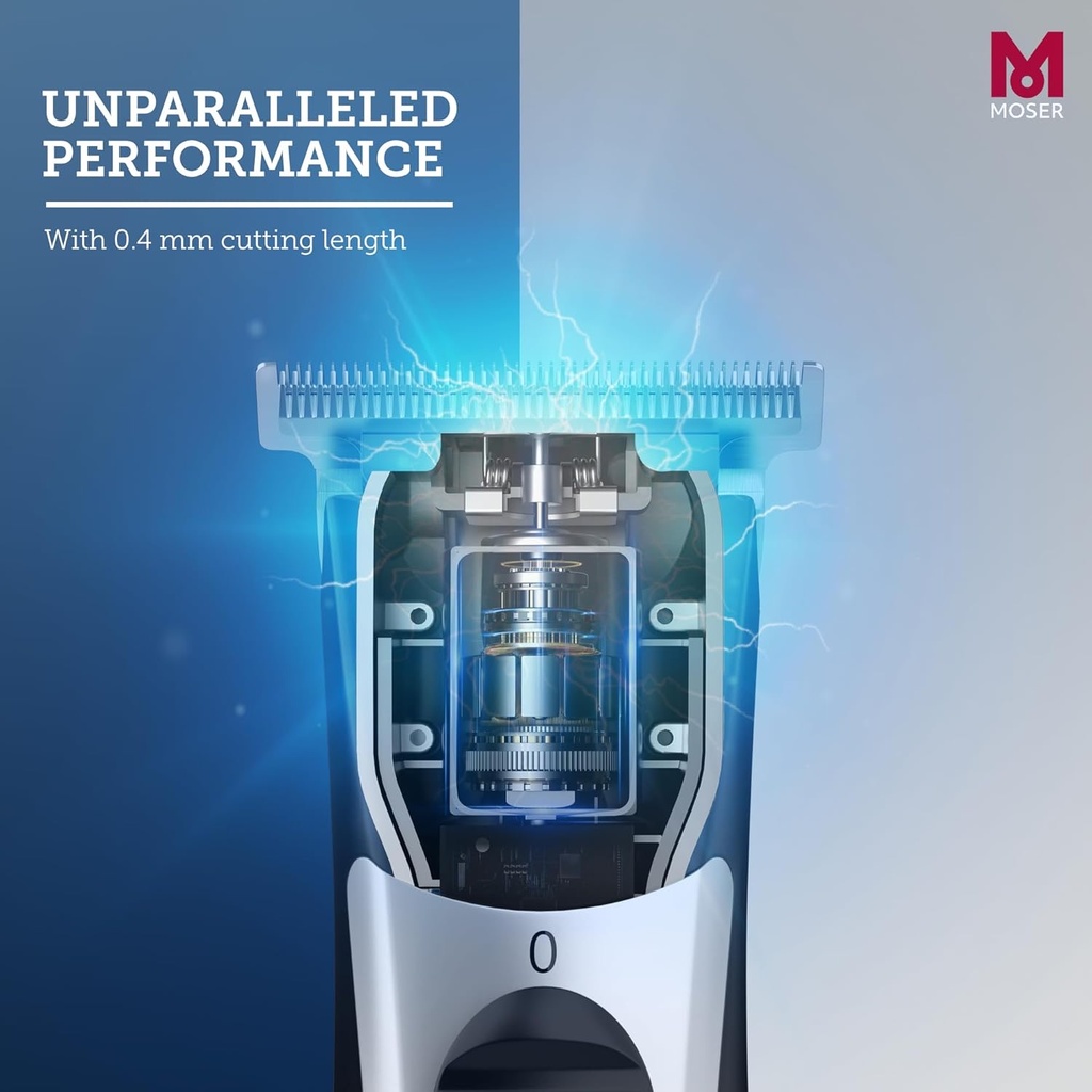 Moser Clipper,T-Cut
Professional Cordless Trimmer With T-Blade. Professional 40 High-Grade Steel T-Blade. 120 Minutes Quick Charge. Up To 60 Minutes Battery Operating Time. Led Charge Indicator.