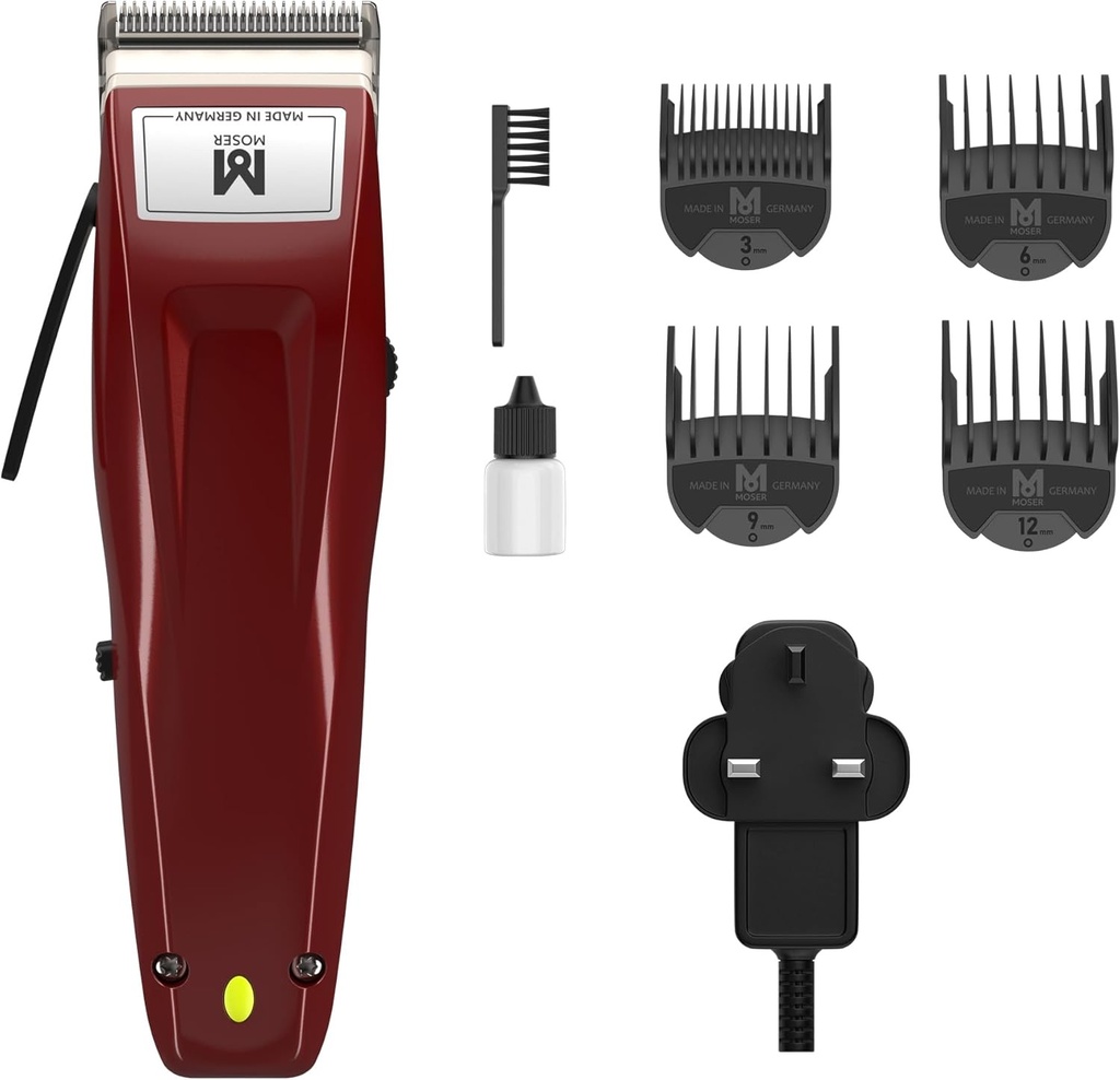 Moser 1400 Cordless Professional Cord/Cordless Clipper- For Hair & Beard (1430)