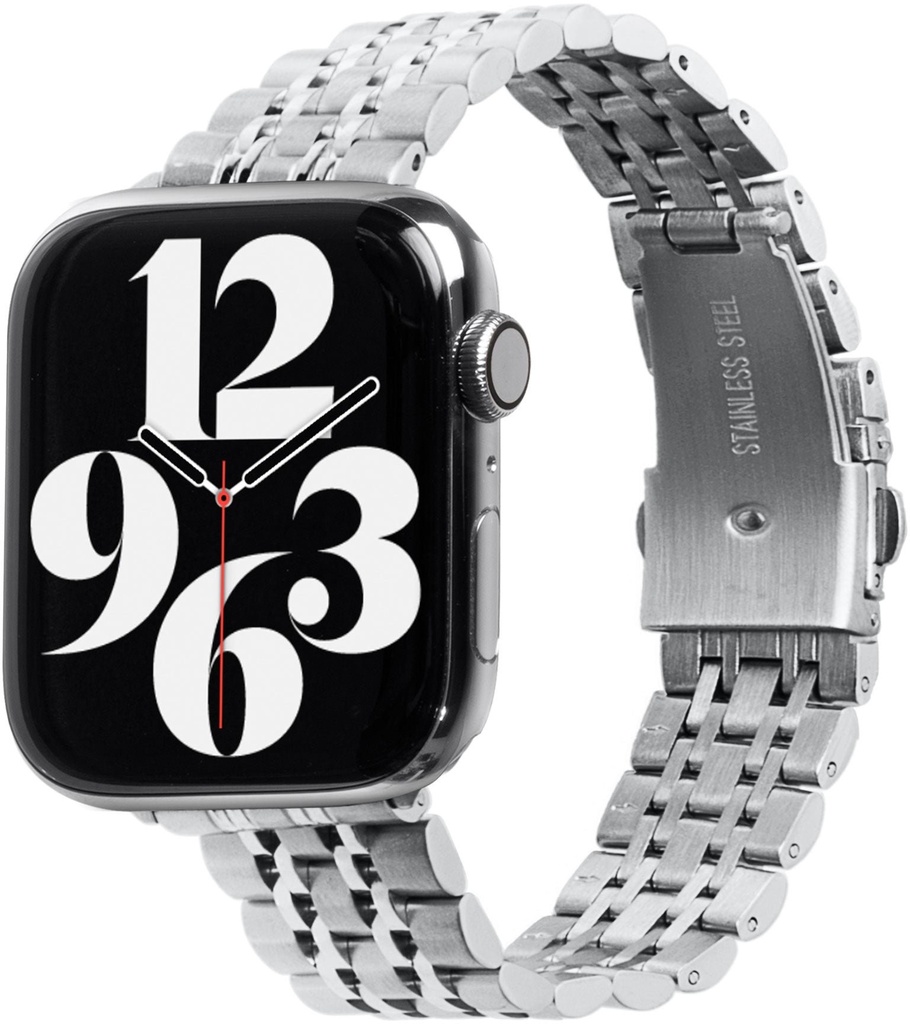 Laut Links Noble For Apple Watch (42/44/45/49Mm) - Silver