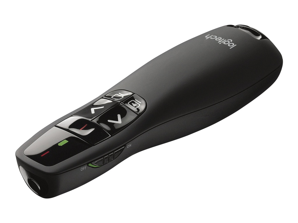 Logitech R400 Wireless Presentation Remote - Black