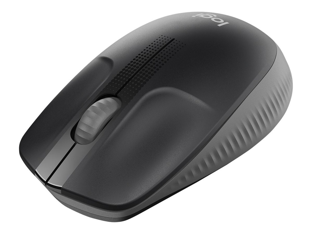 Logitech M190 Full-Size Wireless Mouse-Charcoal-2.4Ghz-Emea-M190