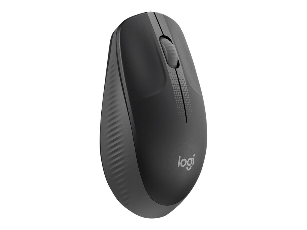 Logitech M190 Full-Size Wireless Mouse-Charcoal-2.4Ghz-Emea-M190