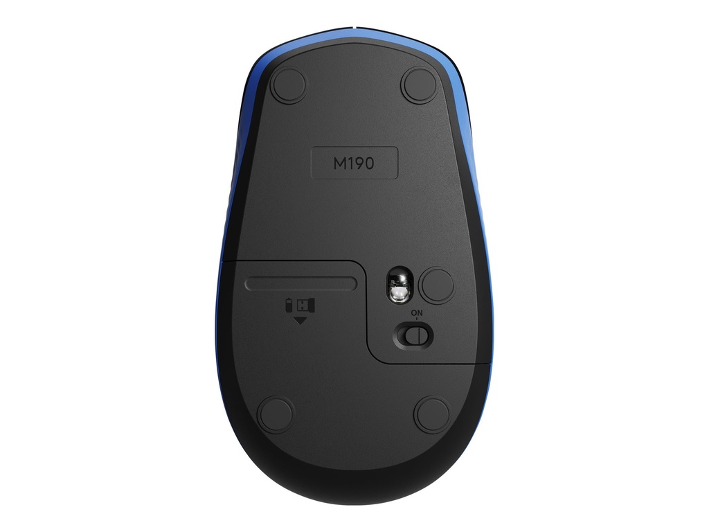Logitech M190 Wireless Mouse - Blue