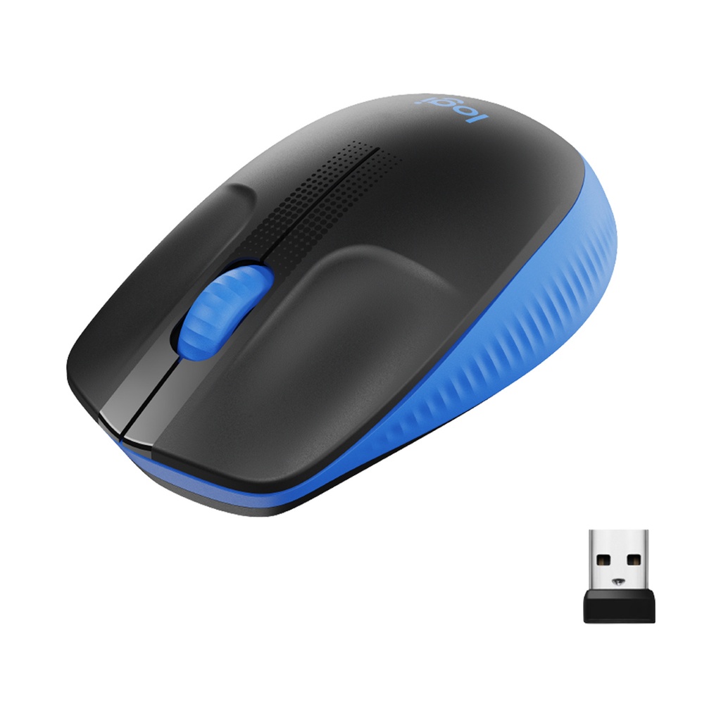 Logitech M190 Wireless Mouse - Blue