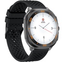Swiss Military Dom7 Smart Watch With Gunframe Black Silicons